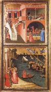 Ambrogio Lorenzetti St Nicholas is Elected Bishop of Mira painting